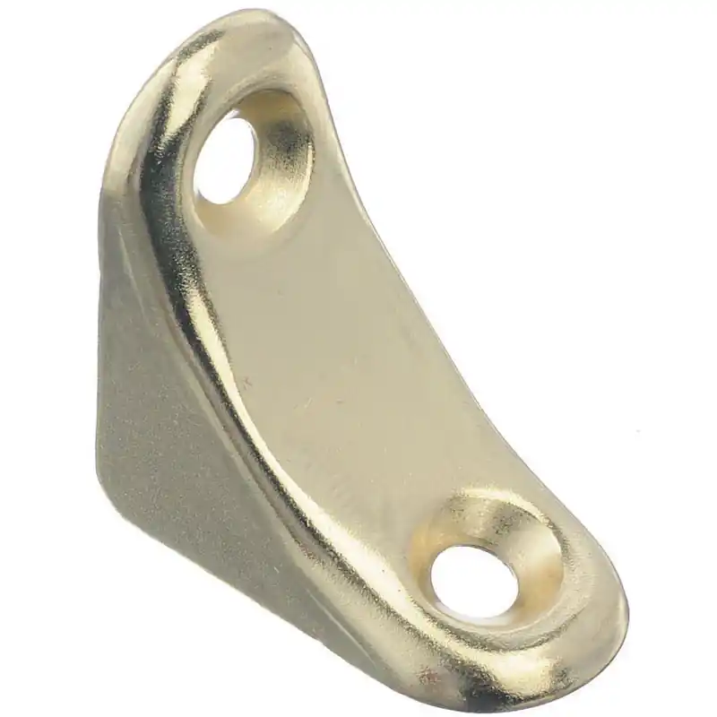 Brass Inside Chair Brace 1 In. H X 2.75 In. W X 1 In. D For Corner Reinforcement