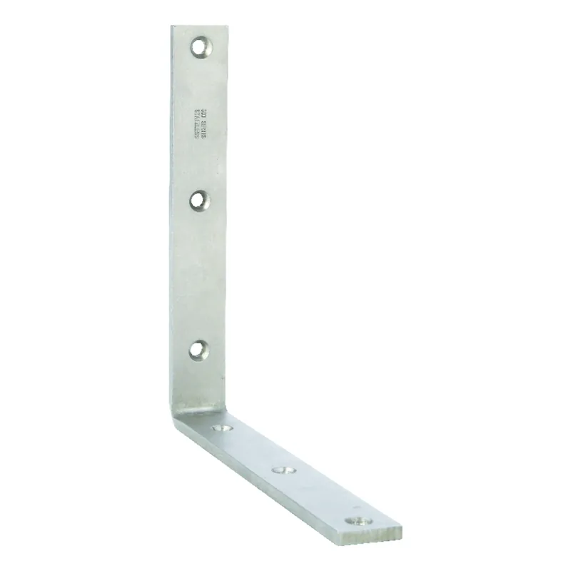 8 In. H X 1.25 In. W X 8 In. D Stainless Steel Inside L Corner Brace