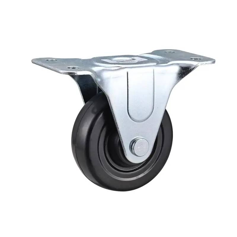 Projex 4 In. D Soft Rubber Caster 225 Lb 1 Pk