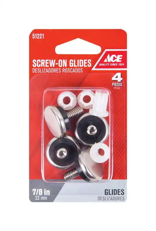 Ace Nickel 0.88 In. Threaded Chair Glide 4