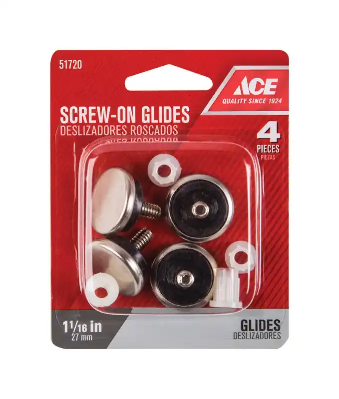 Ace Nickel 1.06 In. Threaded Chair Glide 4