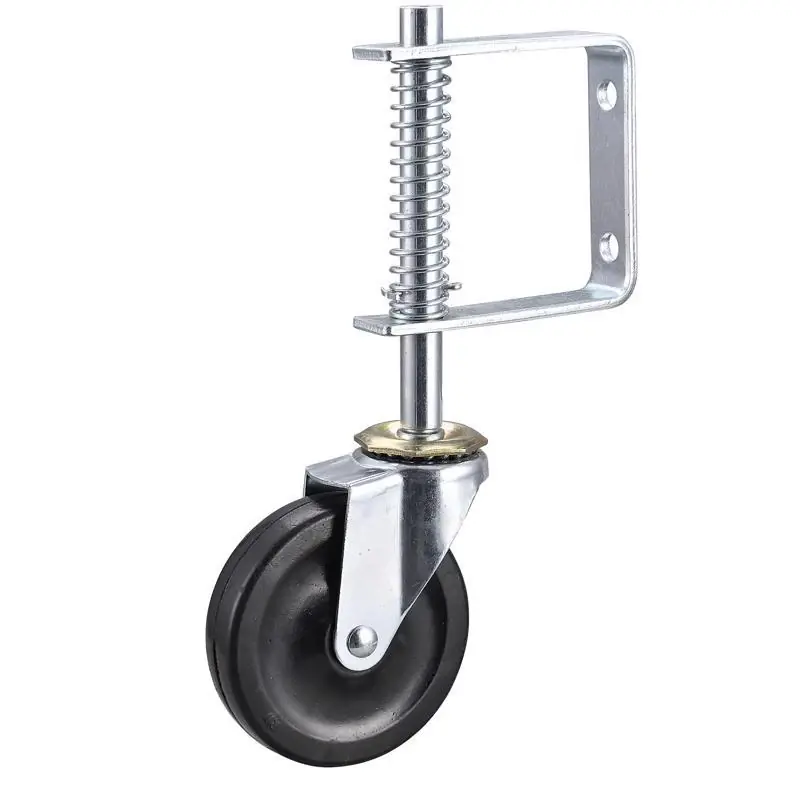 Projex 4 In. D Swivel Hard Rubber Gate Caster 125 Lb 1 Pk