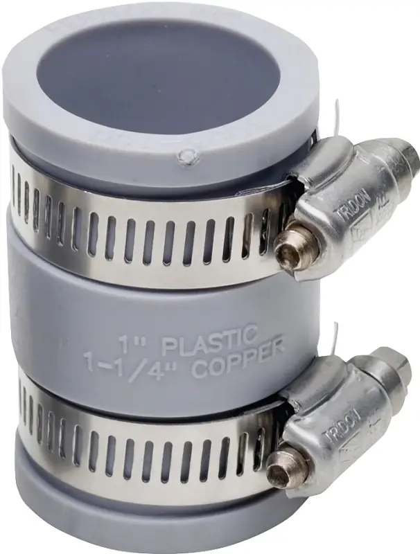 Fernco 1-5/16 In. Female X 1-5/16 In. D Female PVC Flexible Coupling 1 Pk