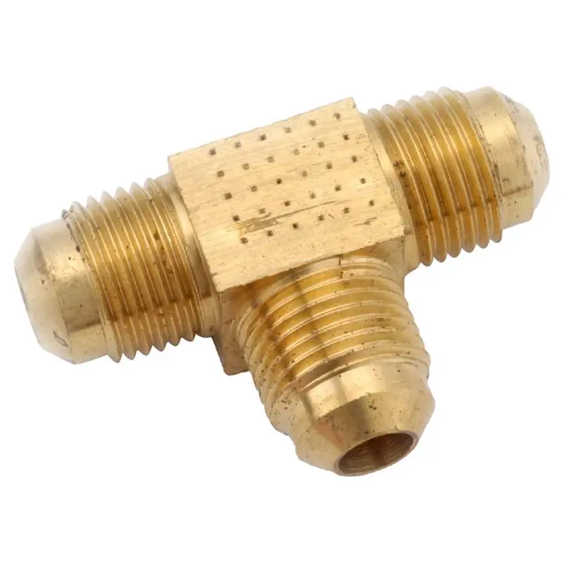 Anderson Metals 5/8 Inch Flare Brass Tee Lead-free 650 Psi
