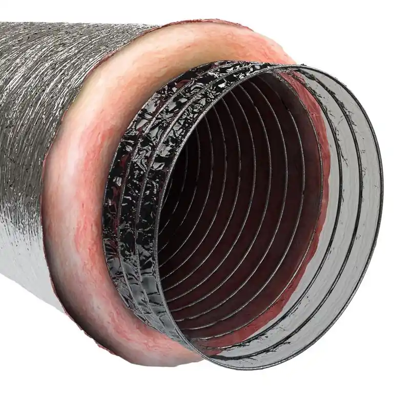 Imperial R4.2 25 Feet Length X 10 Inch Diameter Silver Poly Duct
