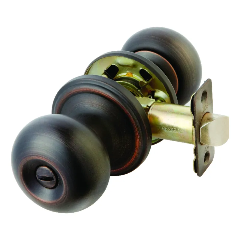 Colonial Oil Rubbed Bronze Privacy Lockset 1-3/4 In. Ansi/bhma Grade 3