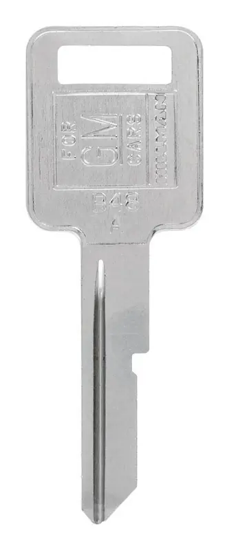 HILLMAN Traditional Key Automotive Key Blank Single For GM Silver