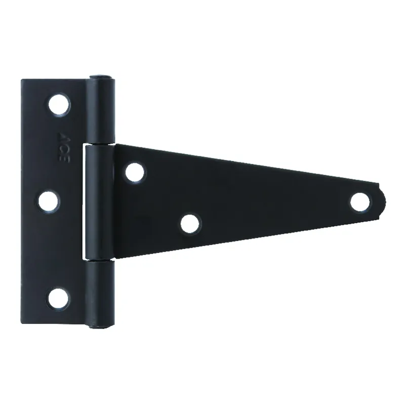 Ace 4 In. L Black Metal Heavy Duty T Hinge 1 Pk