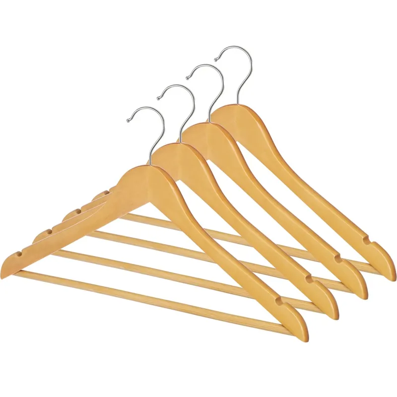 Whitmor 9-5/16 In. H X 1/2 In. W X 17-1/2 In. L Wood Brown Suit Hanger 1 Pk