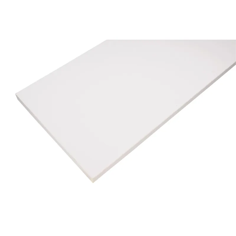 5/8 In. H X 24 In. W X 10 In. D White Laminated Wood Shelf Board