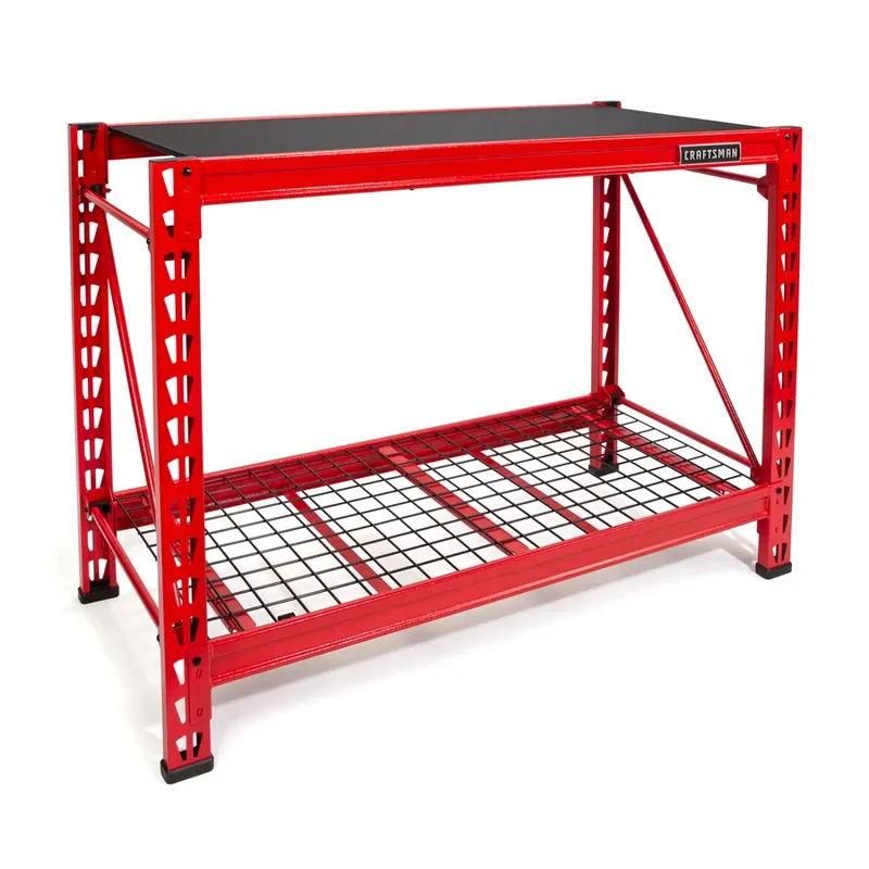 36 In. H X 50 In. W X 22 In. D Heavy-duty Metal Shelving Unit