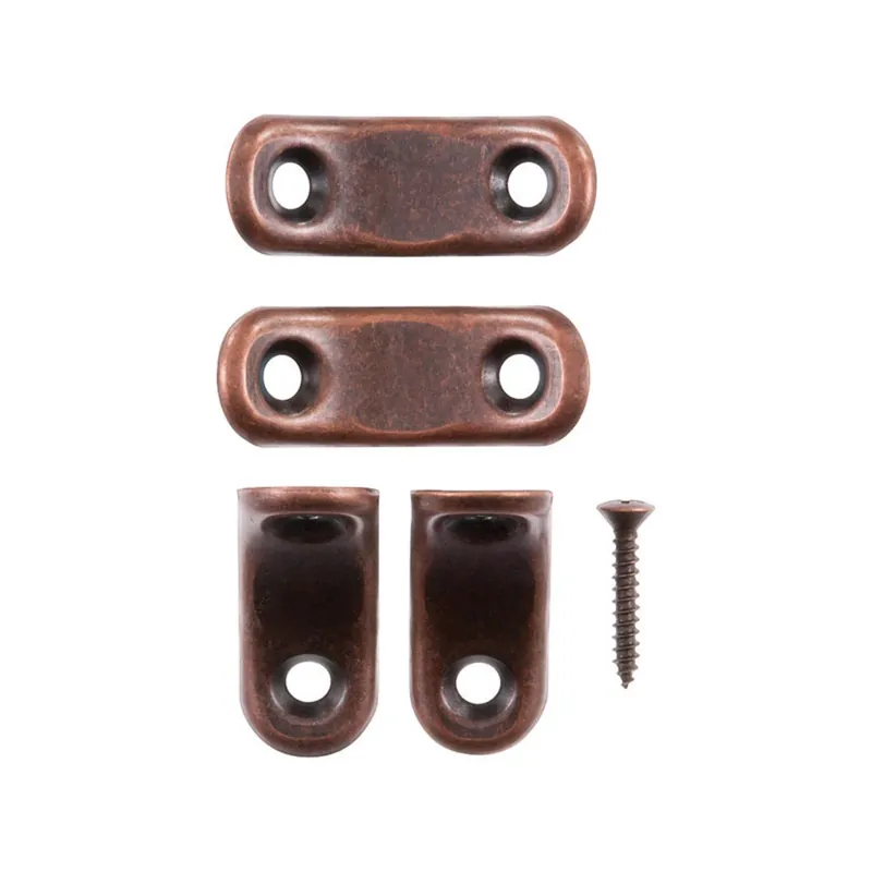1 In. H X 2.75 In. W X 1 In. D Zinc Inside Chair Brace For Corner Reinforcement