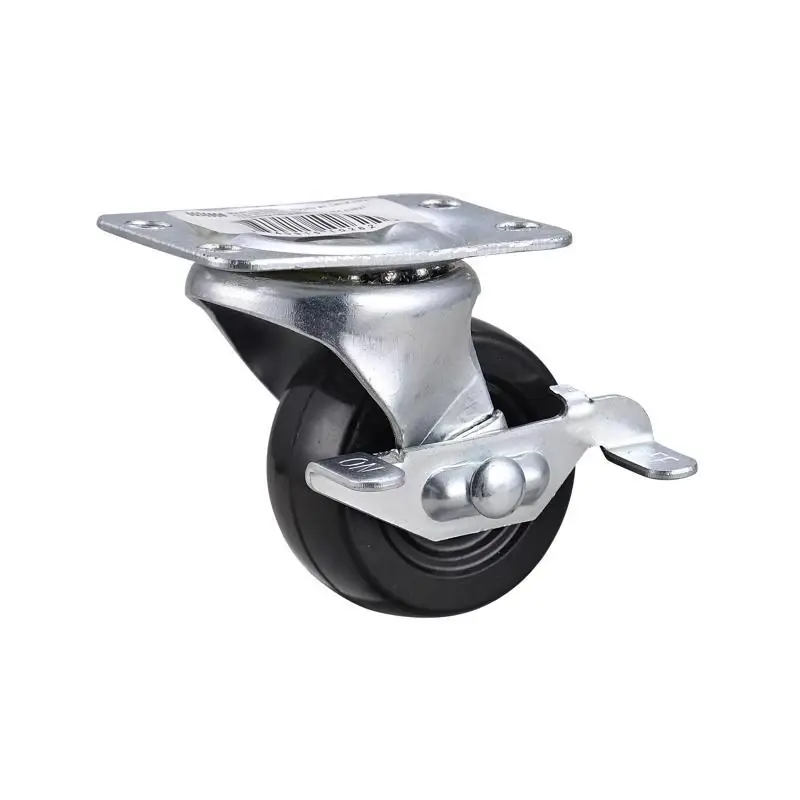 Projex 2 In. D Swivel Soft Rubber Caster 90 Lb 1 Pk