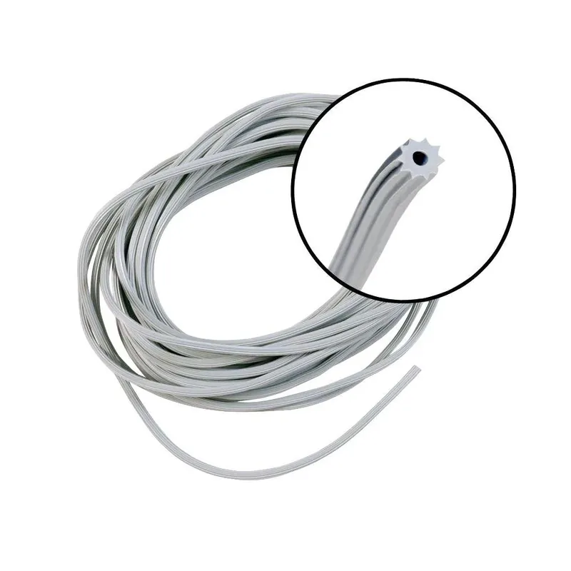0.140 In. Dia. X 25 Ft. L. Gray Vinyl Screen Retainer Spline