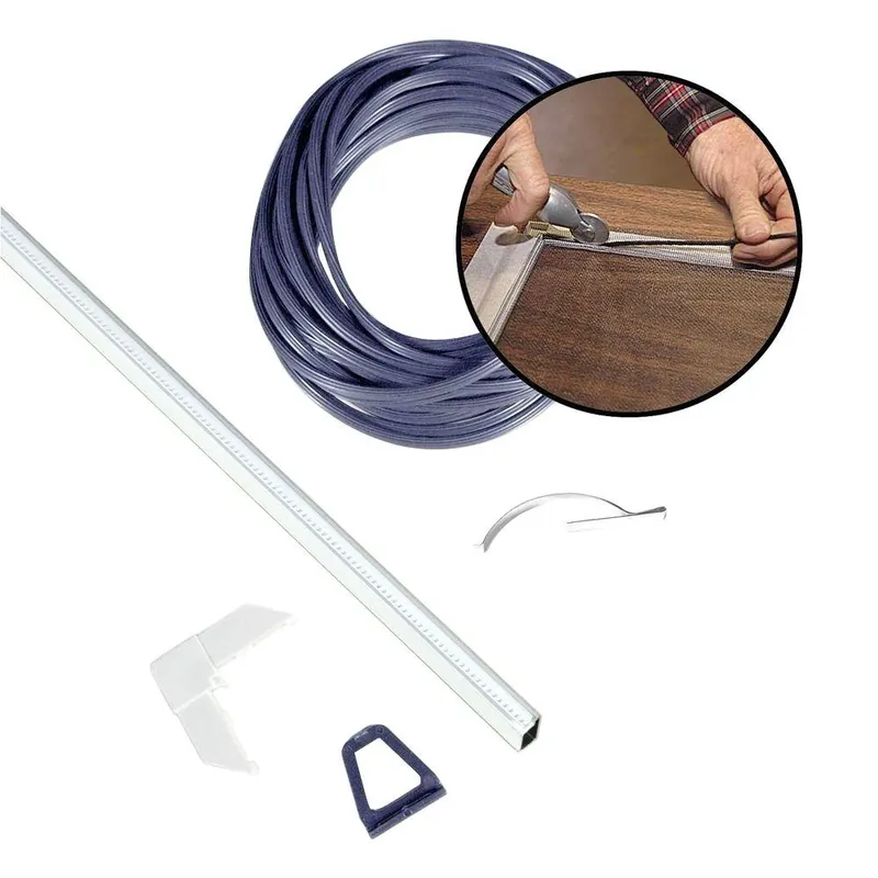 Phifer Wire White Aluminum 5/16 In. W X 48 In. L Screen Frame Kit 1 Pk