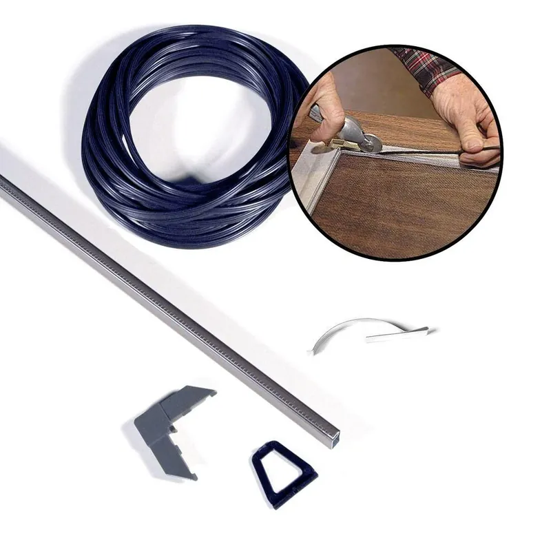 Phifer Wire Bronze Aluminum 5/16 In. W X 48 In. L Screen Frame Kit 1 Pk