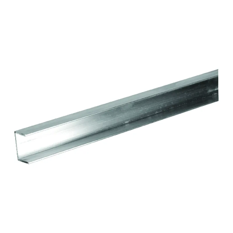 Aluminum Trim Channel, 3/8 X 48 In.