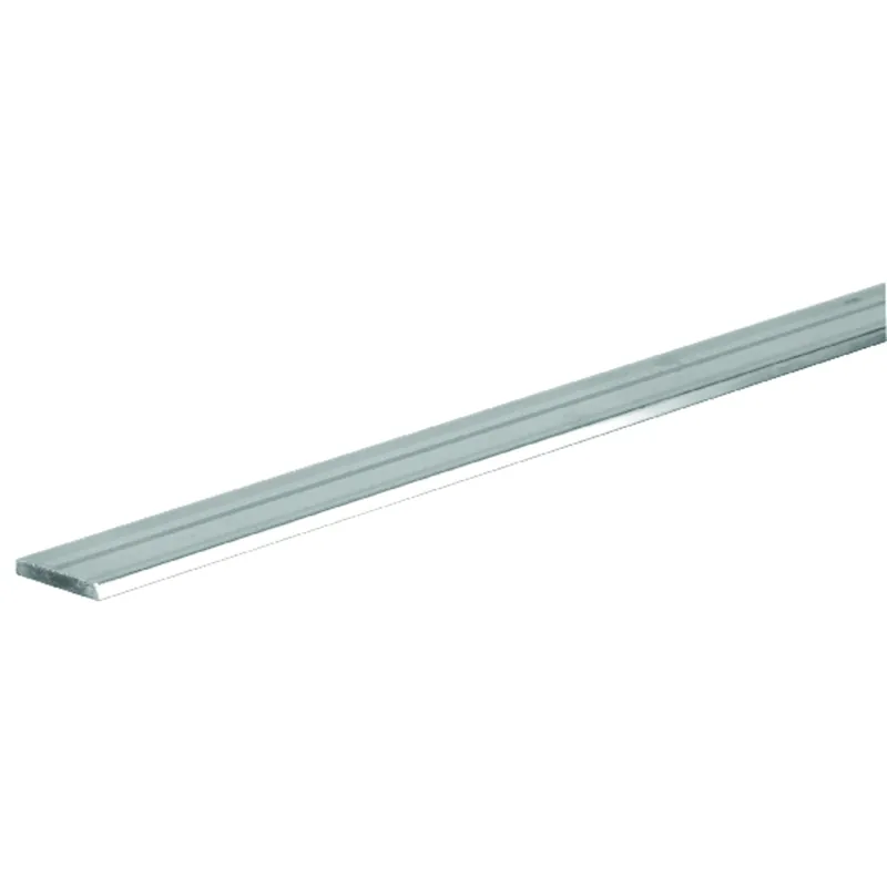 SteelWorks 0.0625 In. X 1 In. W X 6 Ft. L Aluminum Flat Bar 1 Pk