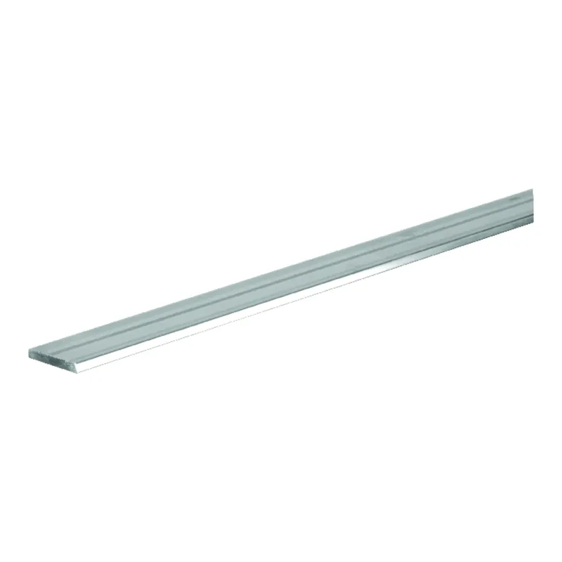 SteelWorks 0.0625 In. X 0.5 In. W X 4 Ft. L Aluminum Flat Bar 1 Pk