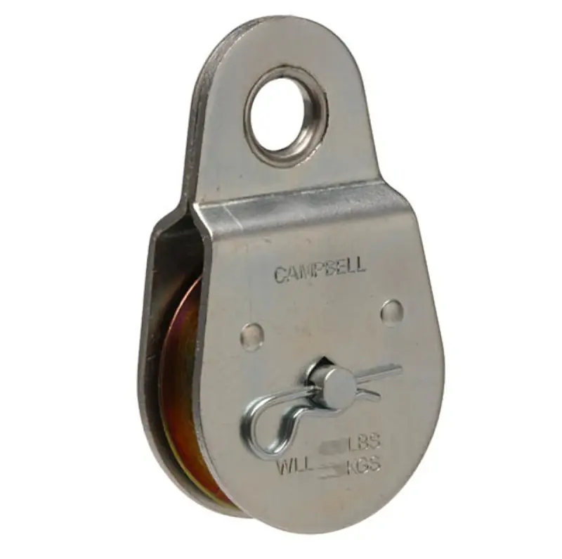 Pulley, Fixed Eye, Heavy-Duty Steel, 2-In.