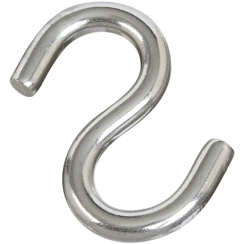 National Hardware Medium Silver Stainless Steel 2.5 In. L Open S-Hook 145 Lb 1 Pk