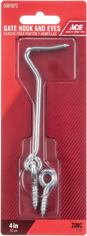 Ace 0.73 In. L Zinc Gate Hook And Eye 1 Pk