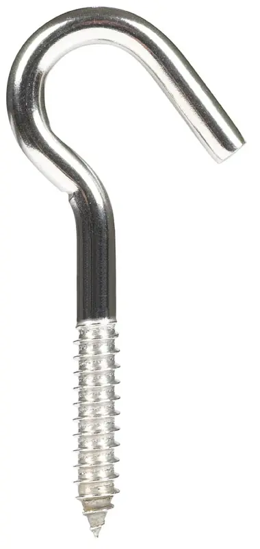 Hampton Small Stainless Steel 4.8125 In. L Clothesline Hook 300 Lb 1 Pk