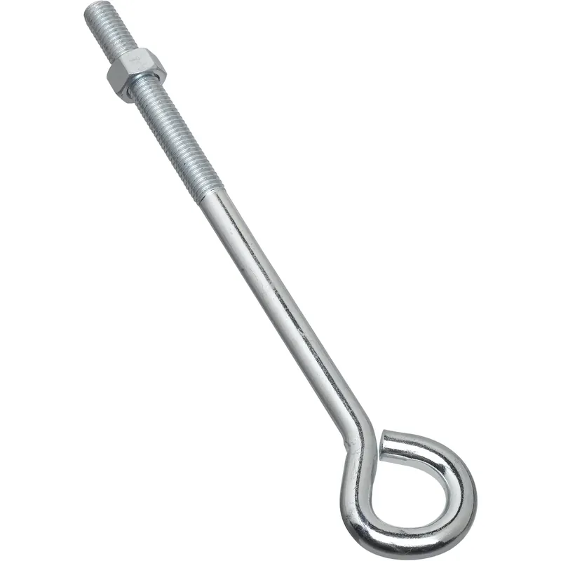 National Hardware 1/2 In. X 10 In. L Zinc-Plated Steel Eyebolt Nut Included