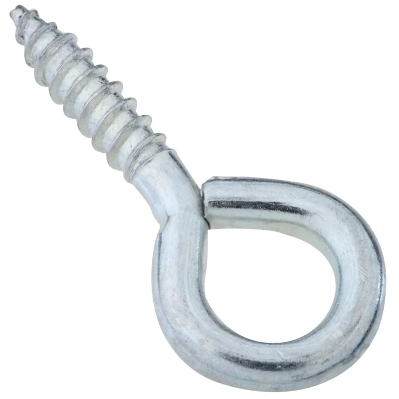 National Hardware 0.16 In. D X 1-17/32 In. L Zinc-Plated Steel Screw Eye 30 Lb. Cap. 5 Pk