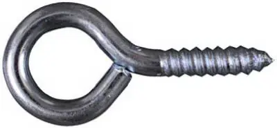 Large Zinc-plated Screw Eye 0, 2-7/8 In., Holds Up To 150 Lb.
