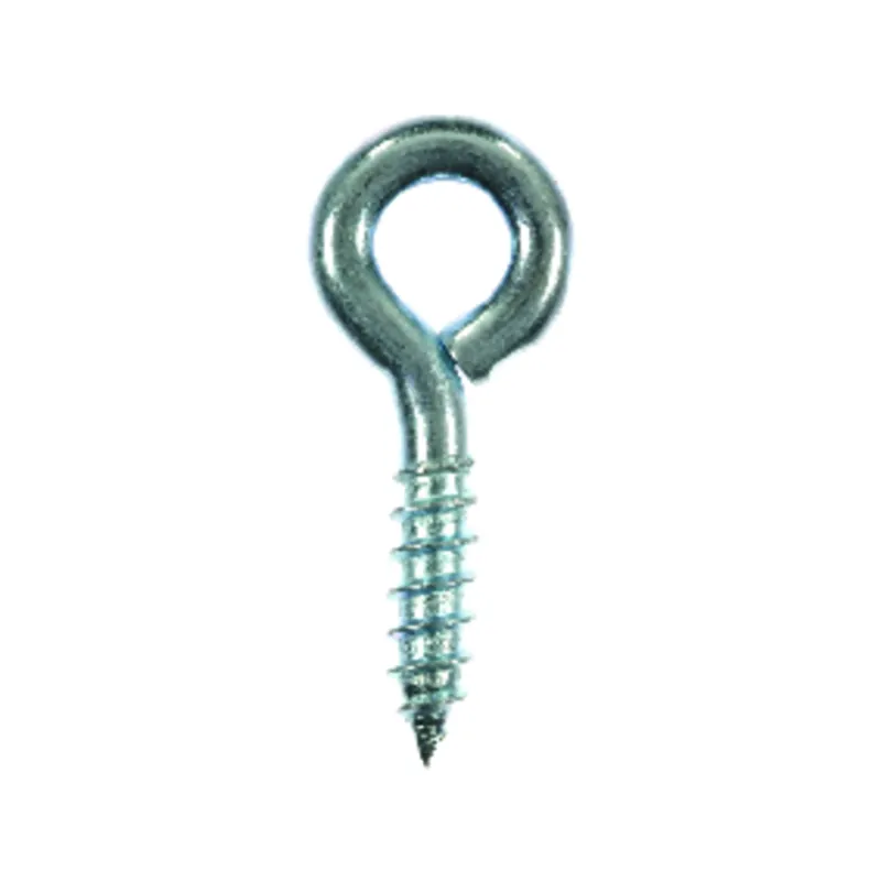 Ace 3/16 In. Dia. X 1-3/8 In. L Zinc-Plated Steel Screw Eye 90 Lb. 6 Pk