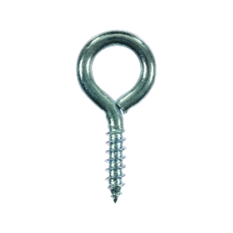 Ace 5/32 In. Dia. X 1-5/16 In. L Zinc-Plated Steel Screw Eye 55 Lb. 8 Pk