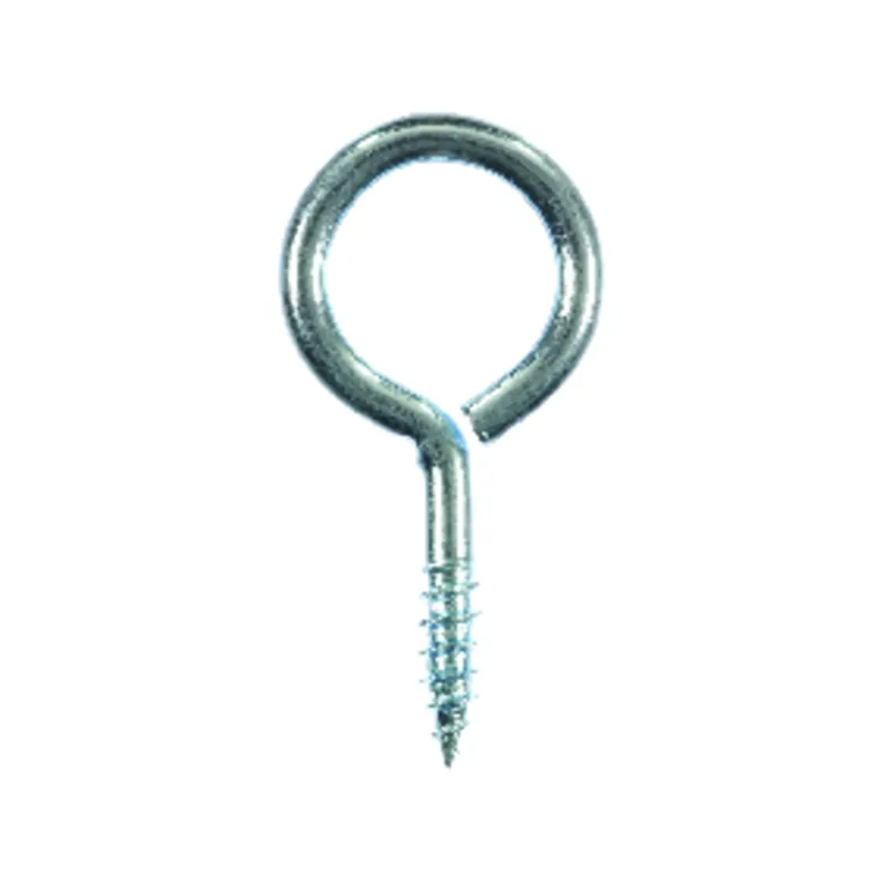 Ace 3/8 In. Dia. X 1-3/16 In. L Zinc-Plated Steel Screw Eye 20 Lb. 10 Pk