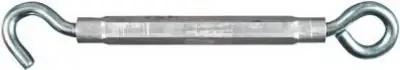 Zinc Hook & Eye Turnbuckle, 1/2 X 17 Inches, 320 Lb Load Capacity
