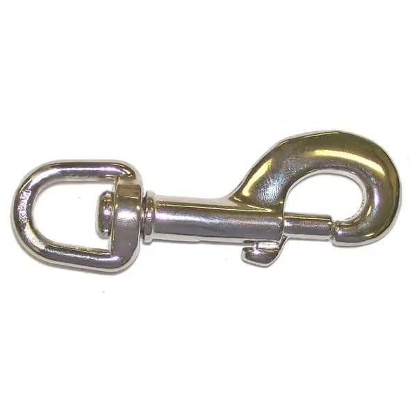Round Eye Swivel Nickel Bolt Snap - Durable And Versatile Hardware