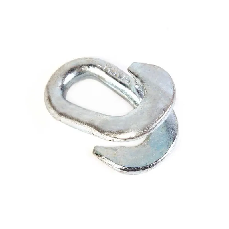 Heavy‑Duty Zinc‑Plated Steel Link For Chains – 1250 lb Load, 3/8‑in Length