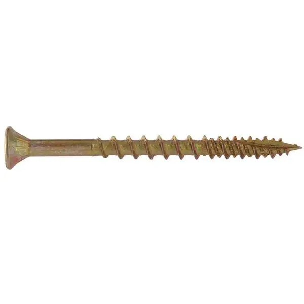 10 X 3 Inch Flat Head Square Drive Procrafter Premium Wood Screw