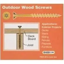 SCREWS-9X2-1/4 OUTDOOR WOOD