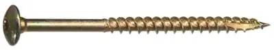Power Pro Wood Construction Lag Screws, Bronze Ceramic, 1/4 X 2-In., 50-Pk.