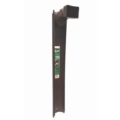 Tilt ‘n Drain Downspout Extender, Brown, 3 To 6 Feet Adjustable Length