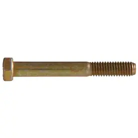 10-count 1" X 8" Yellow Zinc Standard Hex Bolts