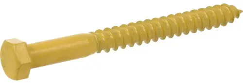 1/4" X 2" Exterior Coated Hex Lag Screws - Durable And Weather-resistant