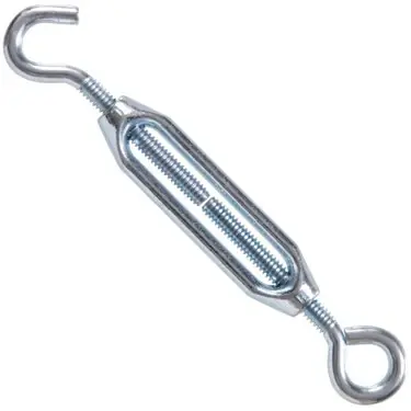 Hook & Eye Turnbuckle - Durable Steel Construction For Secure Fastening