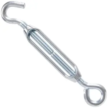 Hook & Eye Turnbuckle - Durable Steel Construction For Secure Fastening