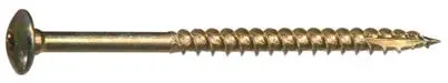 Power Pro Wood Construction Lag Screws, Bronze Ceramic, 2.5 X 5/16-In., 35-Pk.