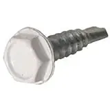 The Hillman Group 560391 10-Inch X 3/4-Inch Washer Head Self Drilling Screw With Painted Head, 100-Pack