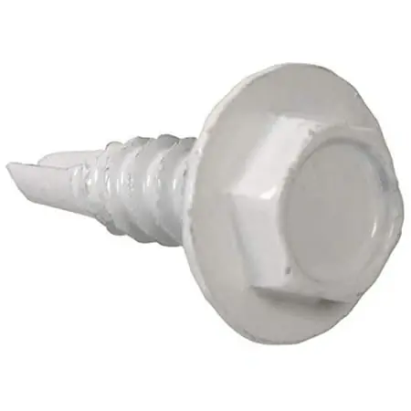 The Hillman Group 560394 10-Inch X 1-1/2-Inch Washer Head Self Drilling Screw With Painted Head 75-Pack