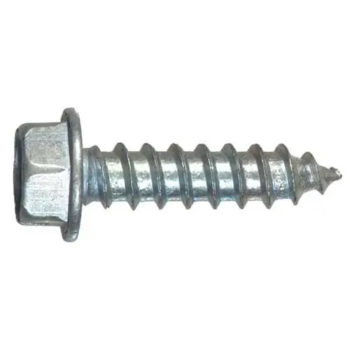 14 X 3 Inch Hex Washer Head Self-tapping Screws - 100 Count
