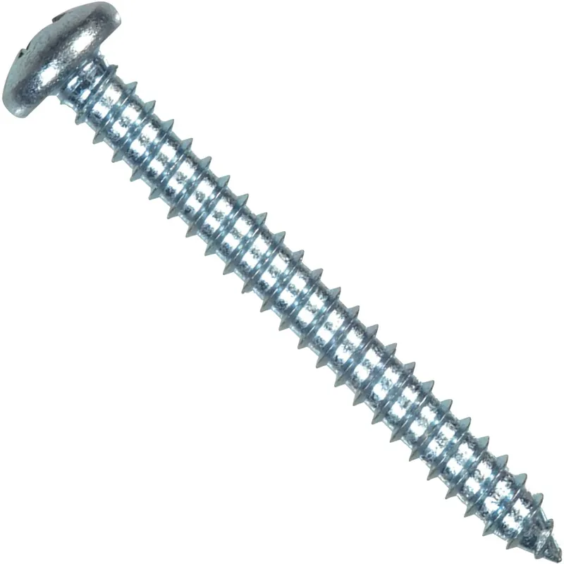 HILLMAN No. 8 Ga. X 1 In. L Phillips Pan Head Sheet Metal Screws 100 Pk