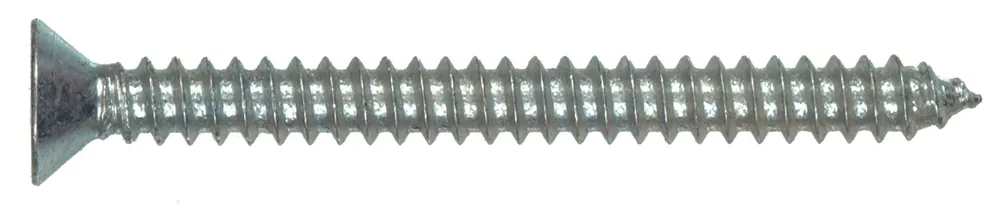Fasteners 8x1-3/4 Inch Phillips Flat Head Sheet Metal Screws - 100 Count